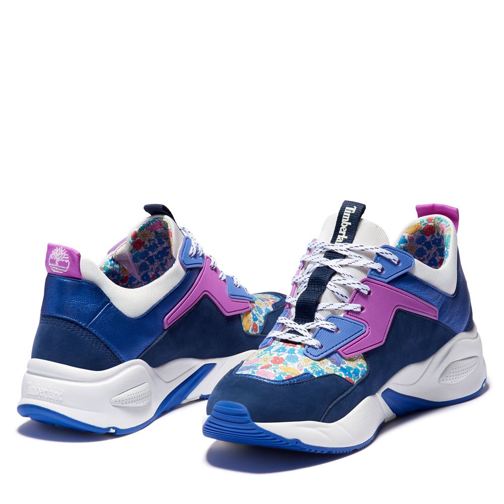 Tênis Feminino - Timberland Delphiville Made With Liberty Fabric - YWXPG4298 - Azul Marinho